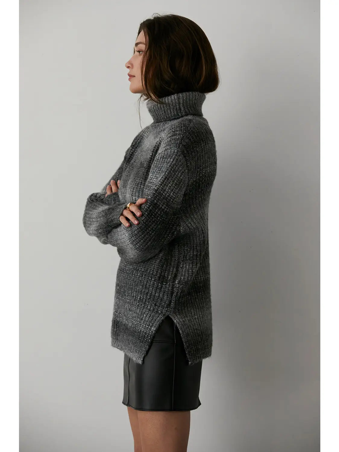 Chunky Turtleneck Sweater – Fibers of Being
