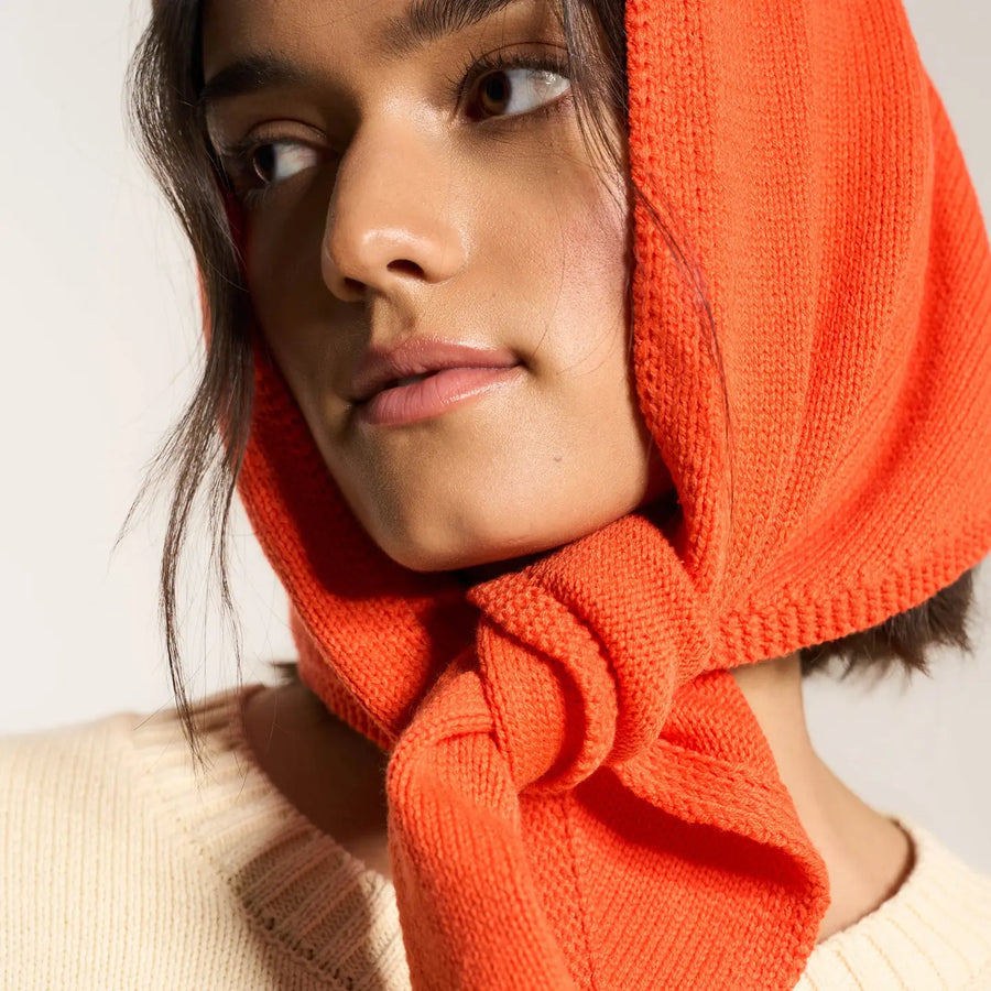 Handkerchief Scarf in Orange