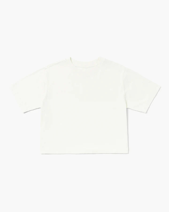 Crop Tee in Bone