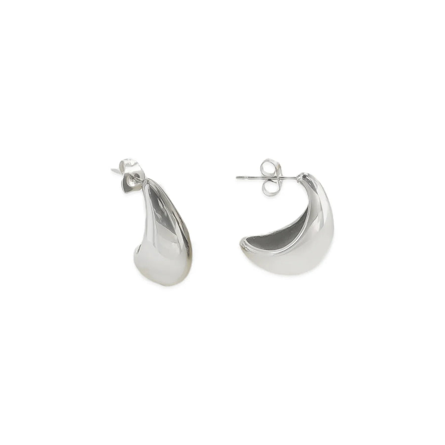 Teardrop Earrings in Silver