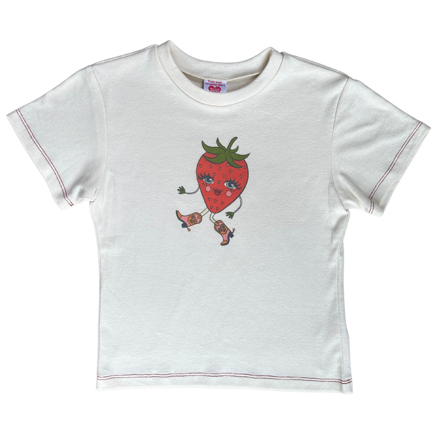 Fruit Face Strawberry Cowgirl