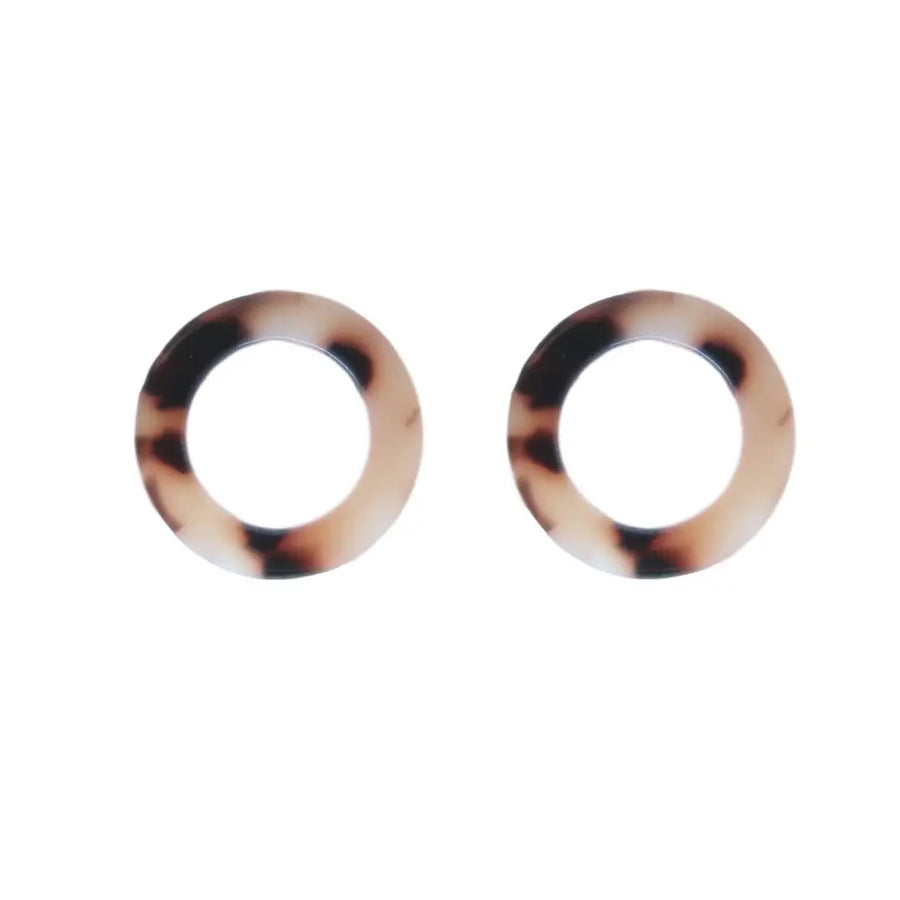 Circular Stud Earrings