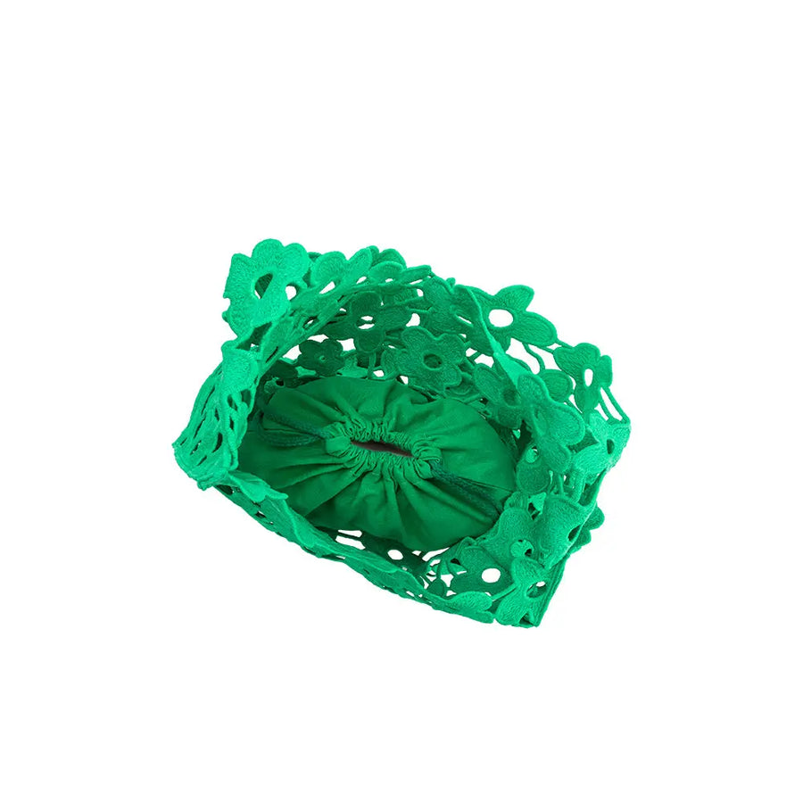 Floral Shoulder Bag in Green