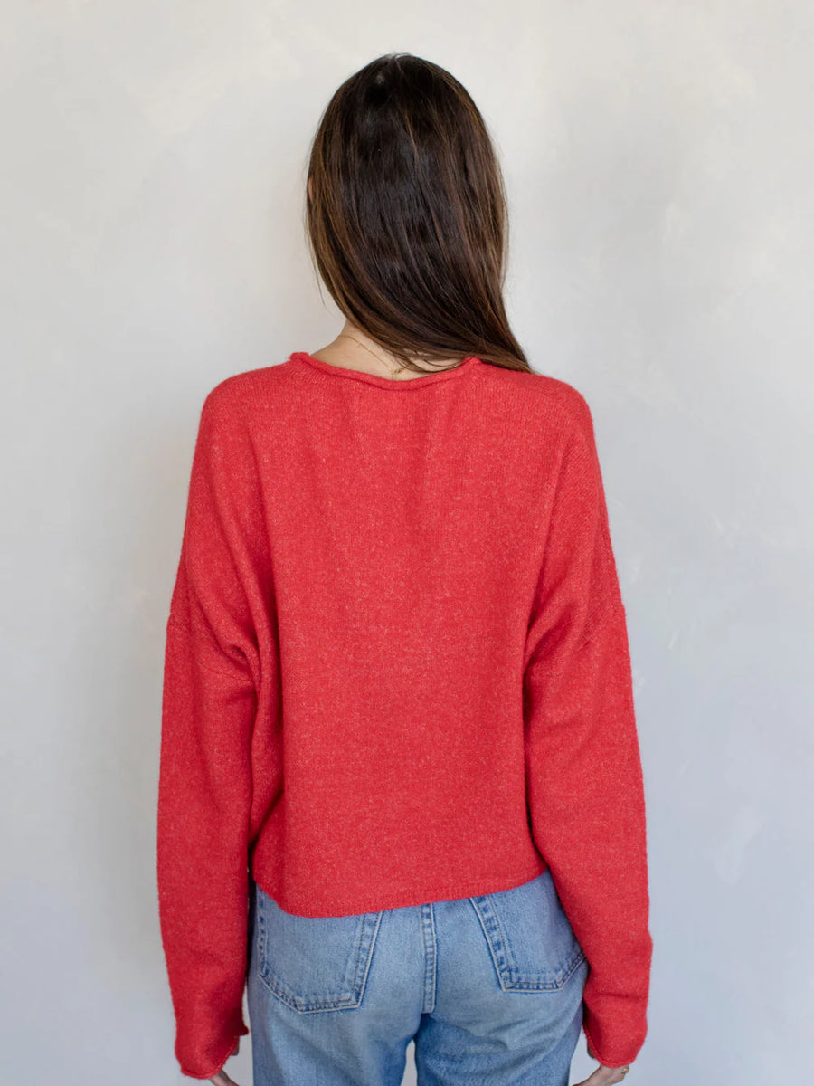 Cardigan in Red