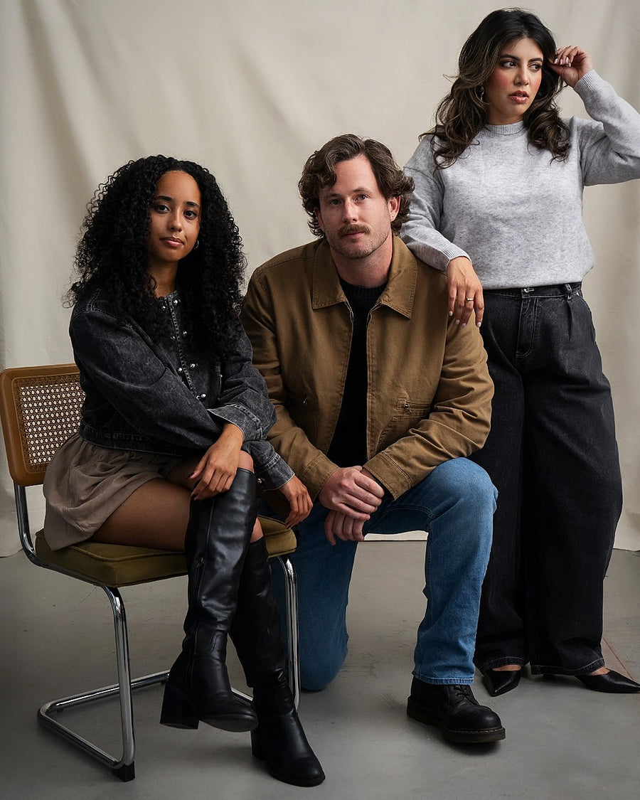 Dune Knit Sweater in Black