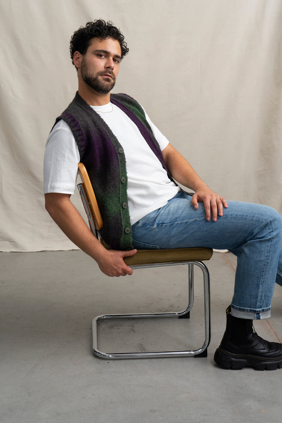 Far Afield Ombre Cardigan Vest