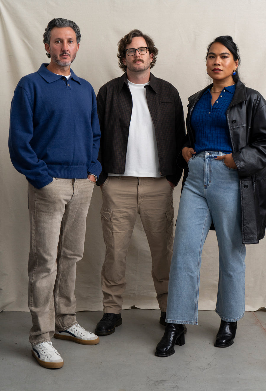 Polo Sweater in Blue
