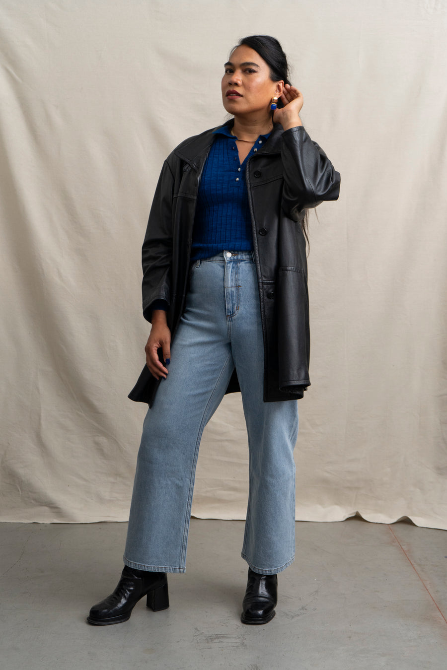Nice Things x Fibers of Being Leather Jacket