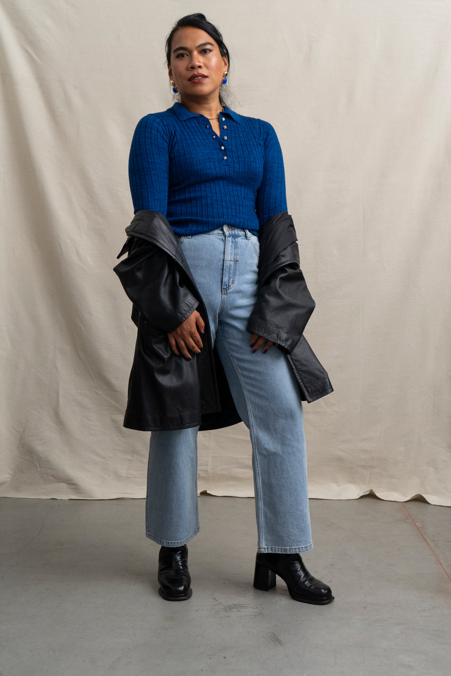 Nice Things x Fibers of Being Leather Jacket