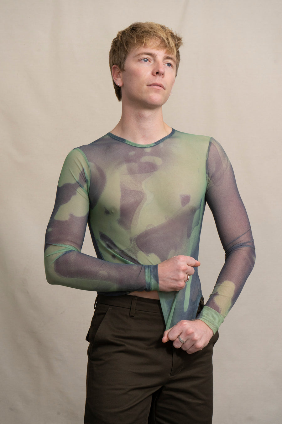 Classic Slacks in Dark Olive