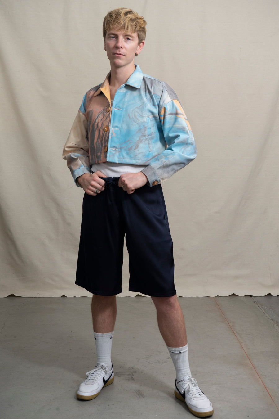 Satin Long Shorts