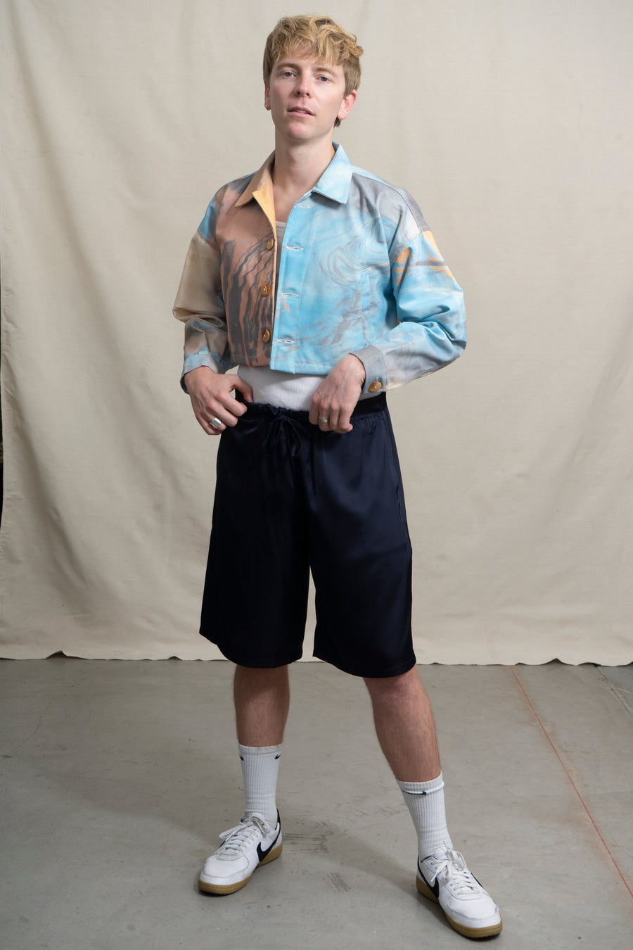 Satin Long Shorts – Fibers of Being