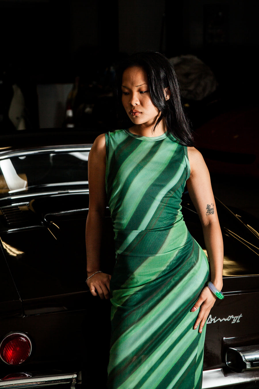 Mesh Maxi Dress