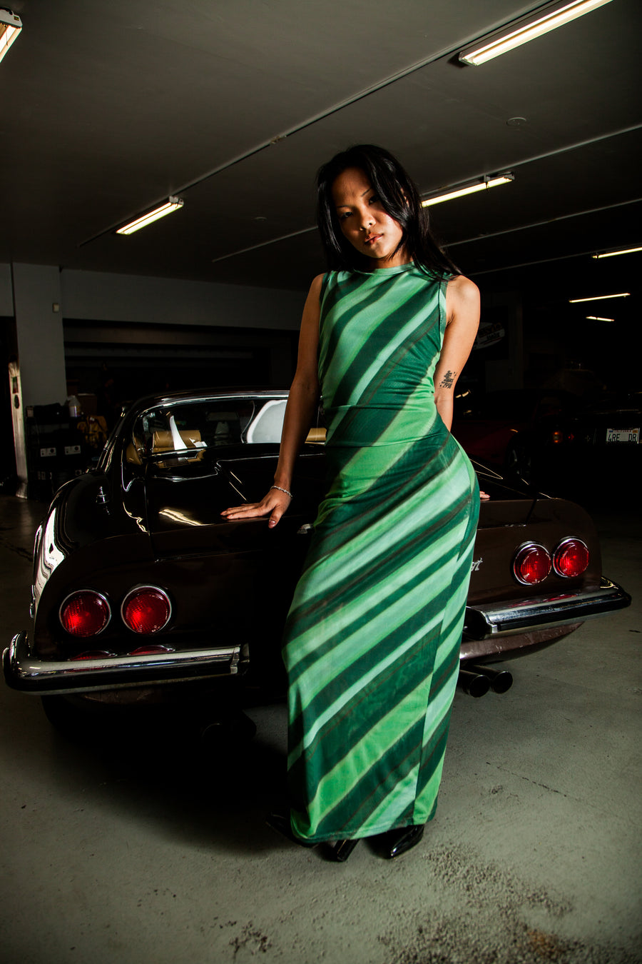 Mesh Maxi Dress