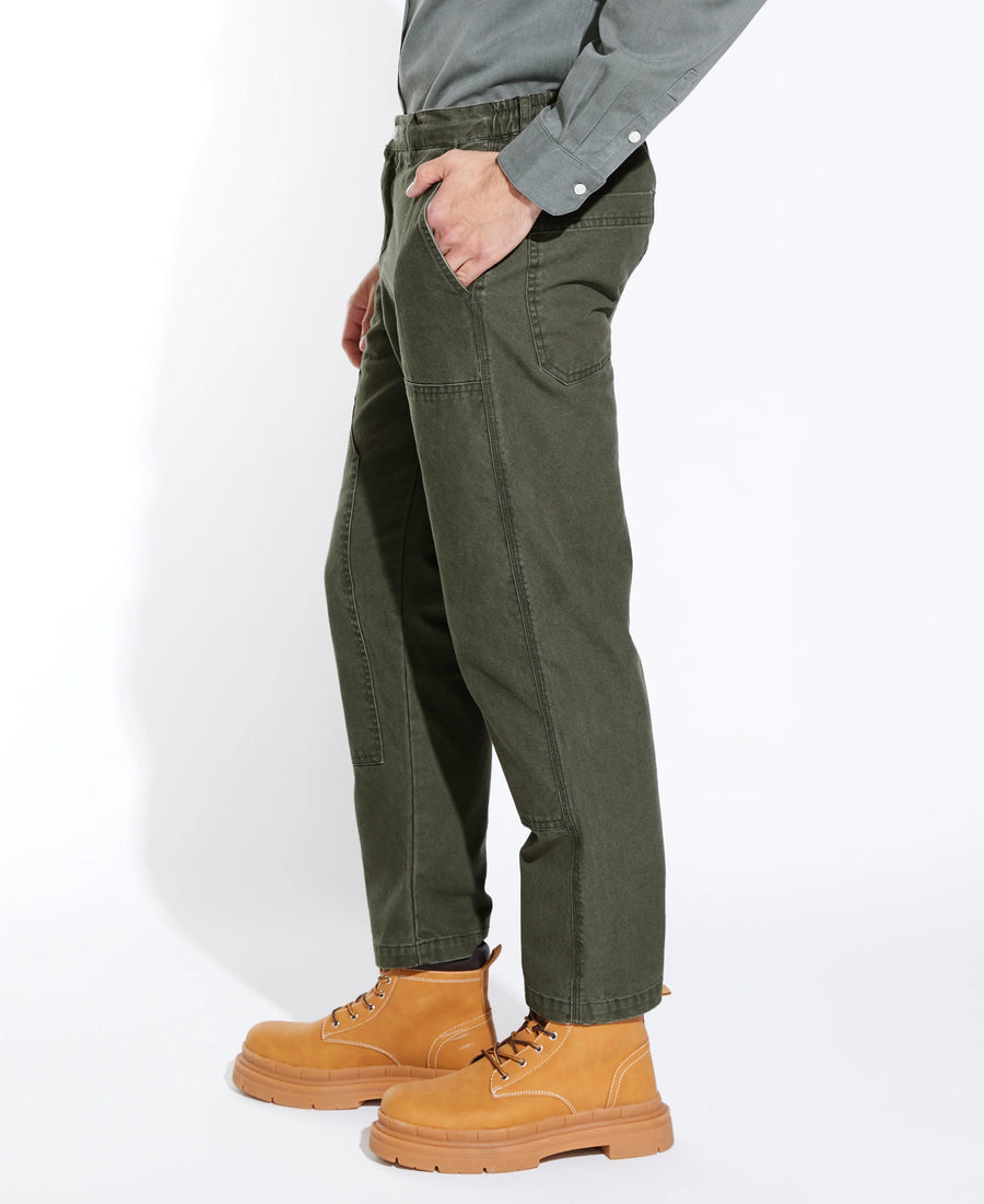 Workwear Pants in Olive