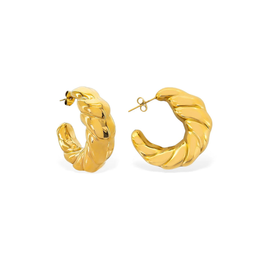 Croissant Hoop Earrings