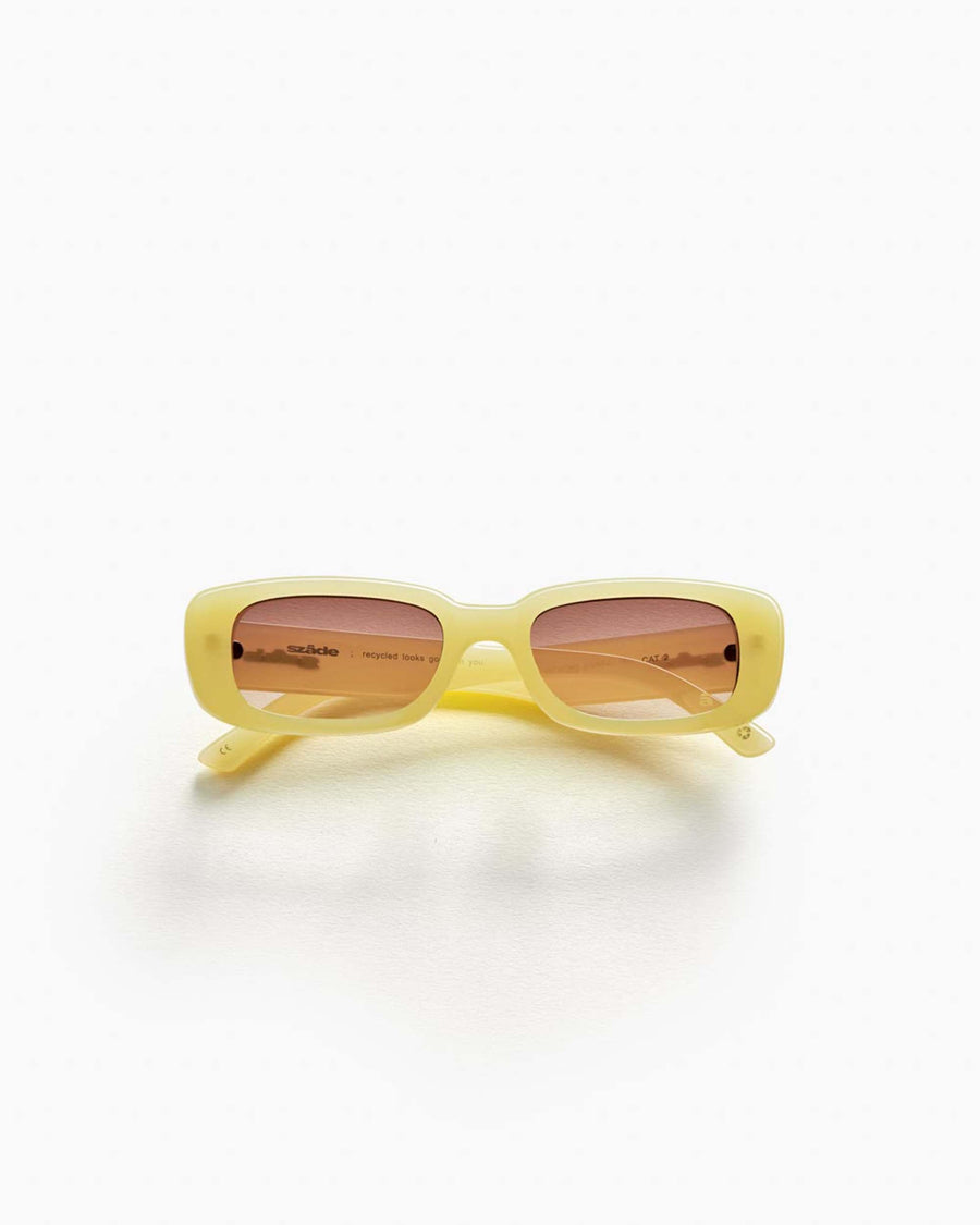 Dollin Sunglasses in Lime and Brown
