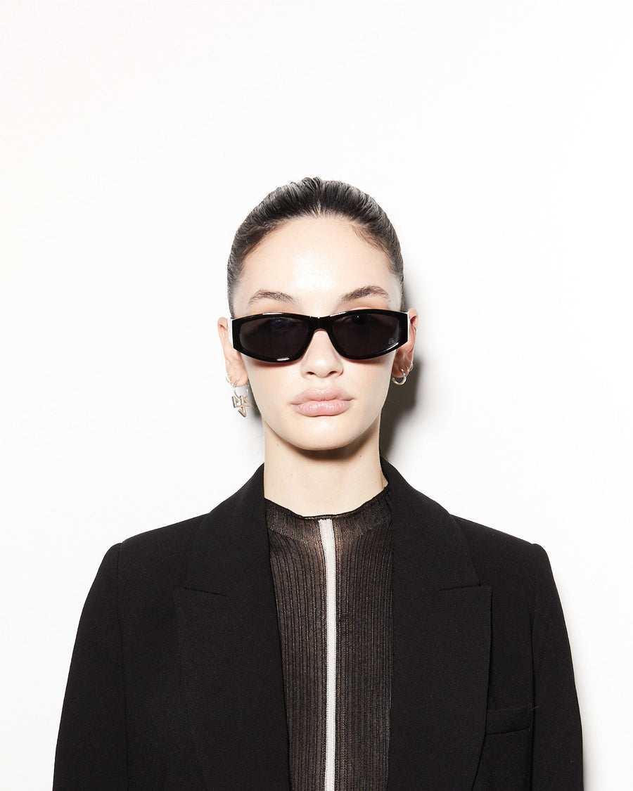 Melba Sunglasses in Double Black