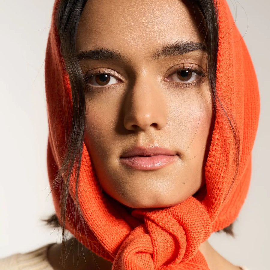 Handkerchief Scarf in Orange