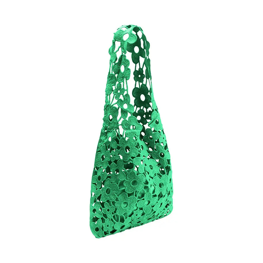 Floral Shoulder Bag in Green