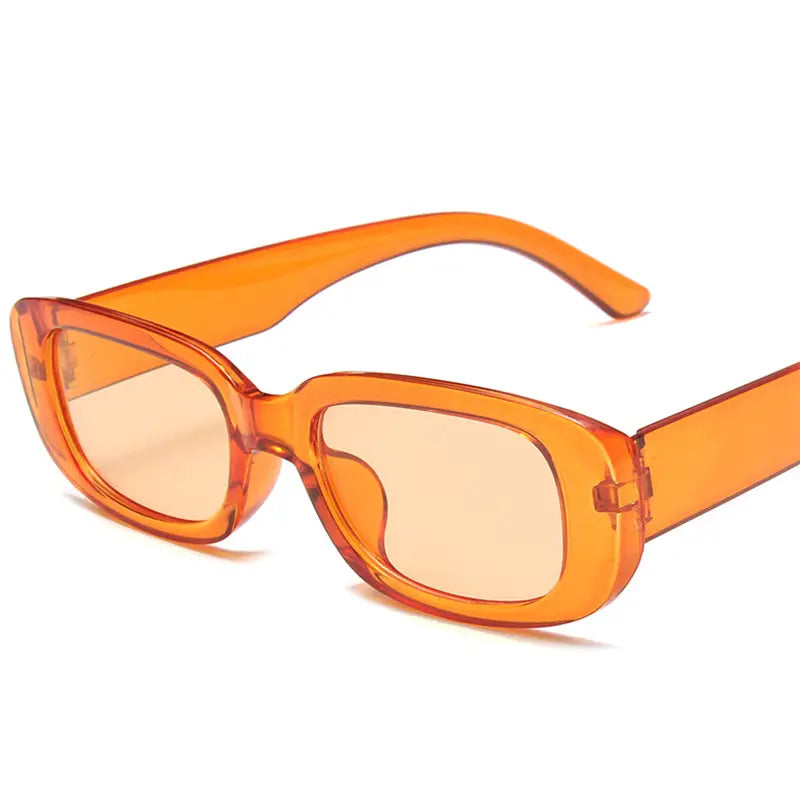 Rectangle Sunglasses in Orange