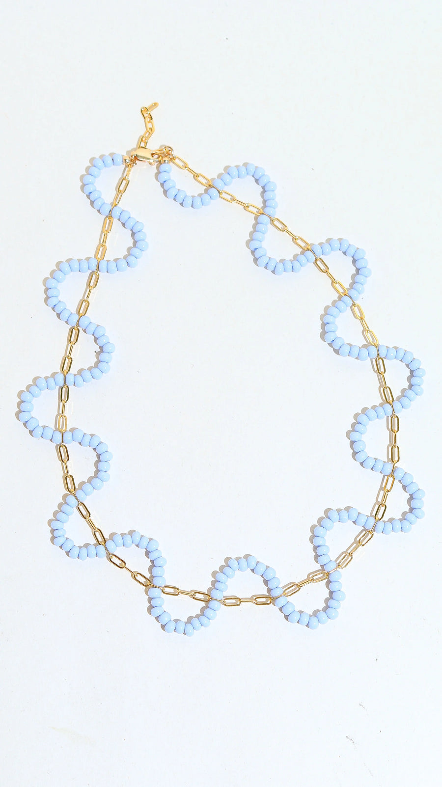 ~ One of a Kind ~ Crinkle Cut Necklace in Periwinkle