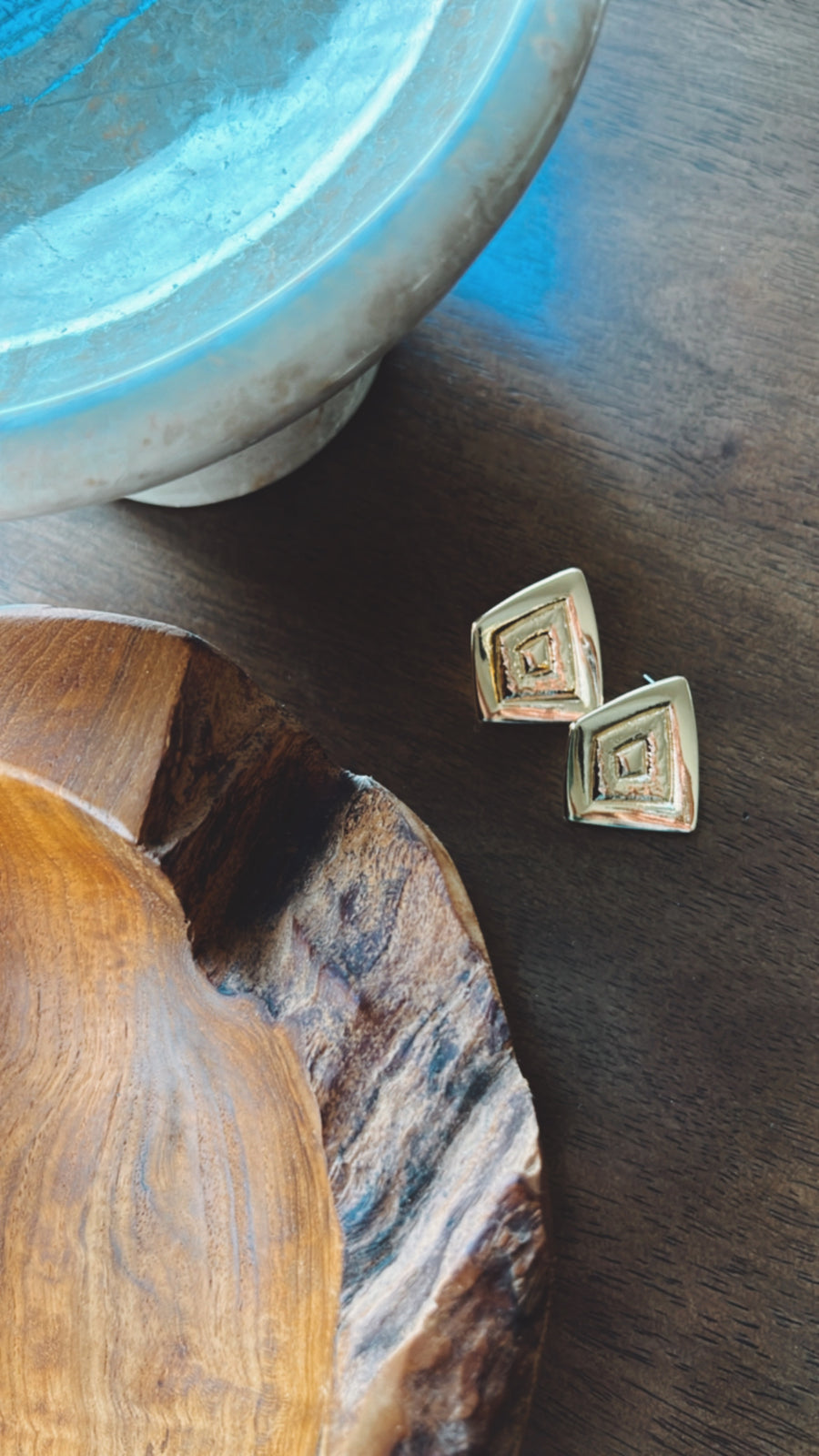 Chunky Square Earrings