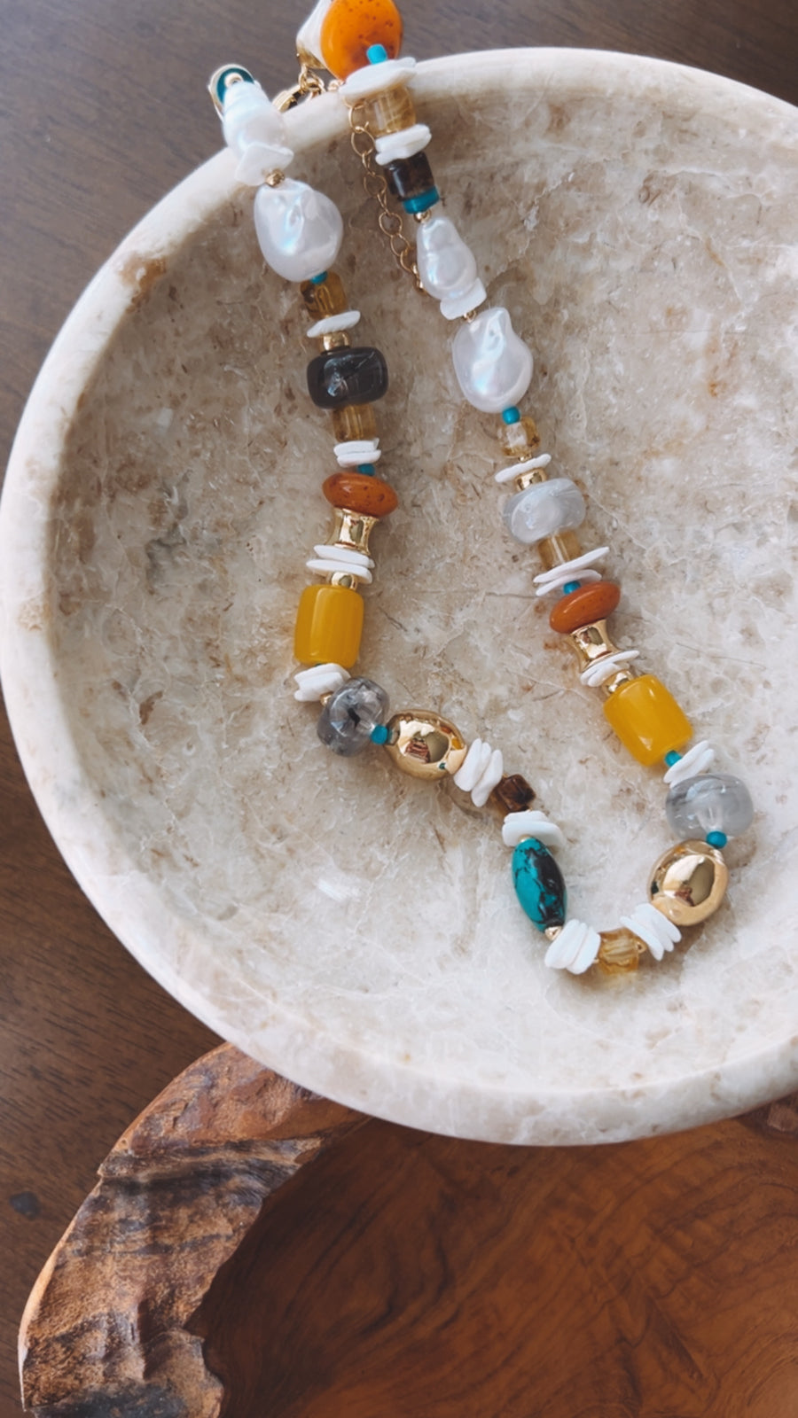 Chunky Beaded Necklace