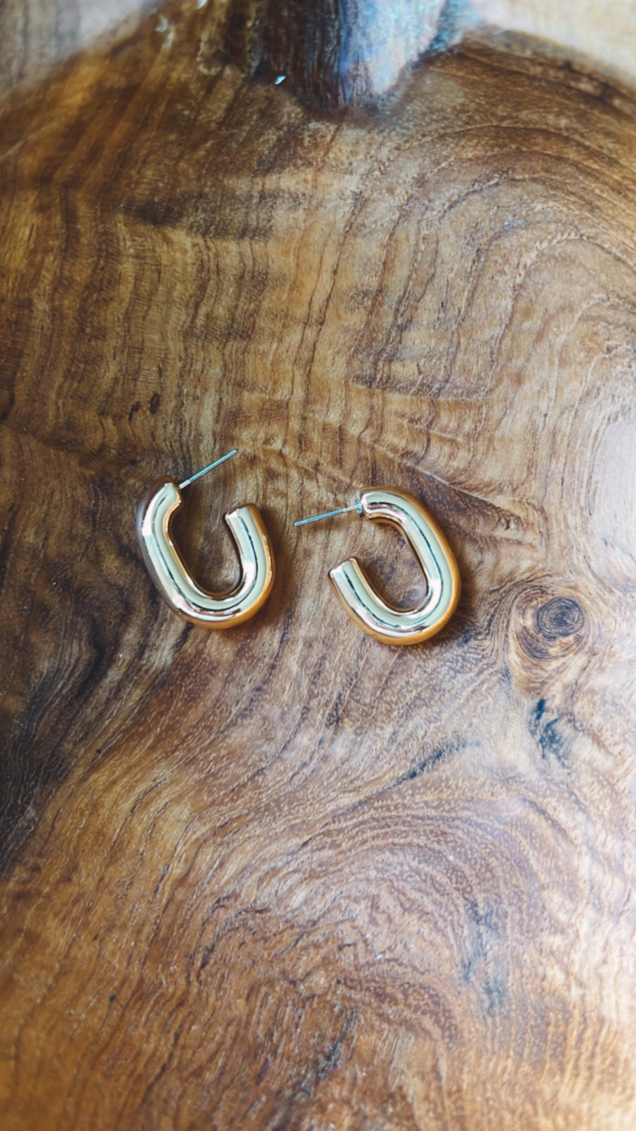 Chunky Gold Hoops