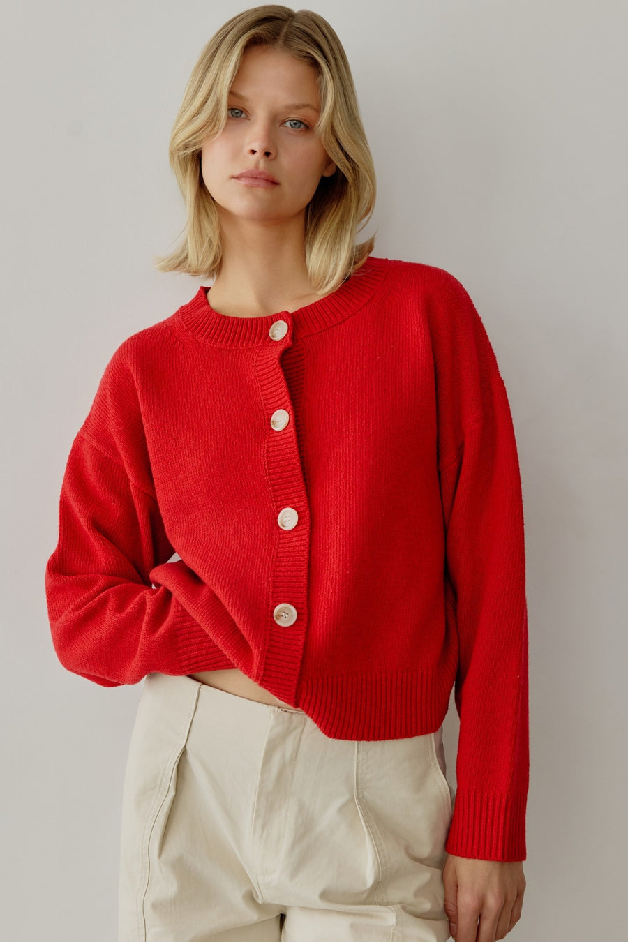 Red Cardigan