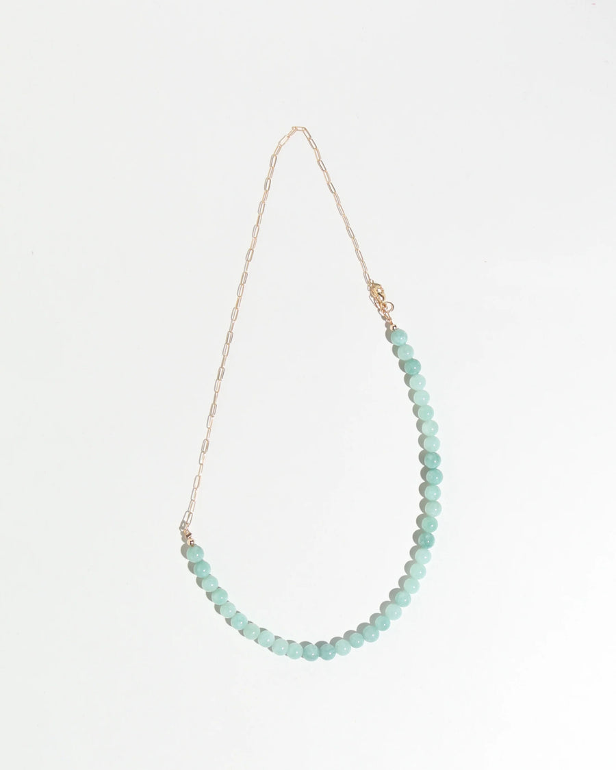~ One of a Kind ~ Chain Necklace in Jade