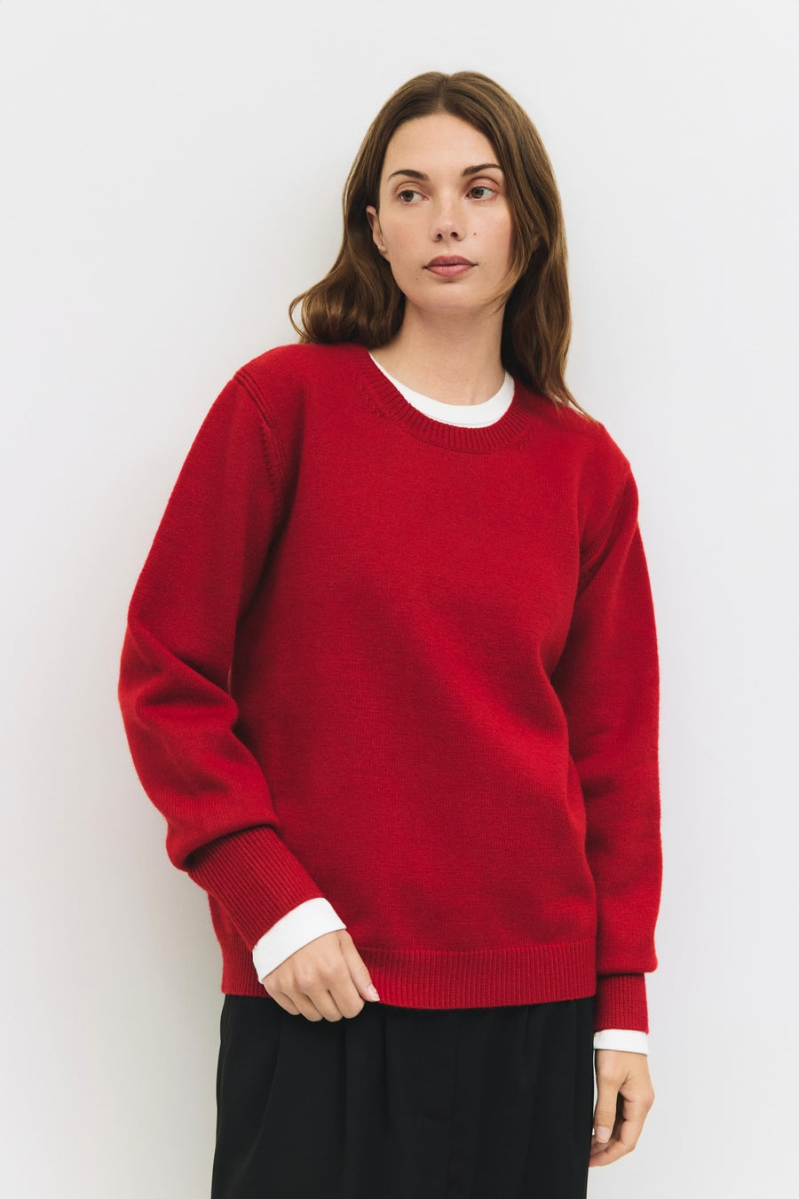 Classic Sweater in Red