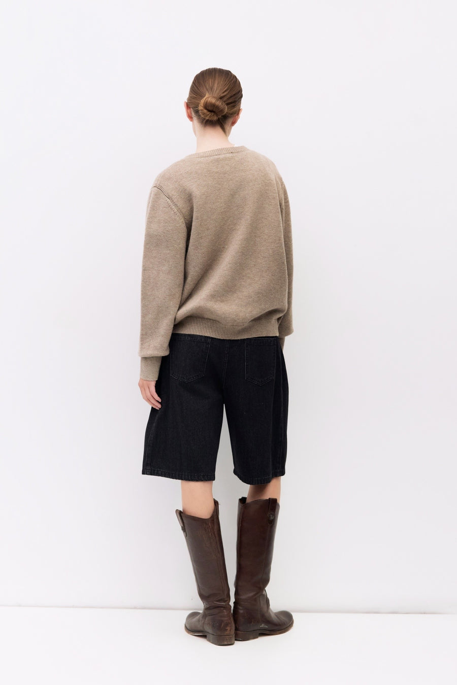 Classic Sweater in Taupe