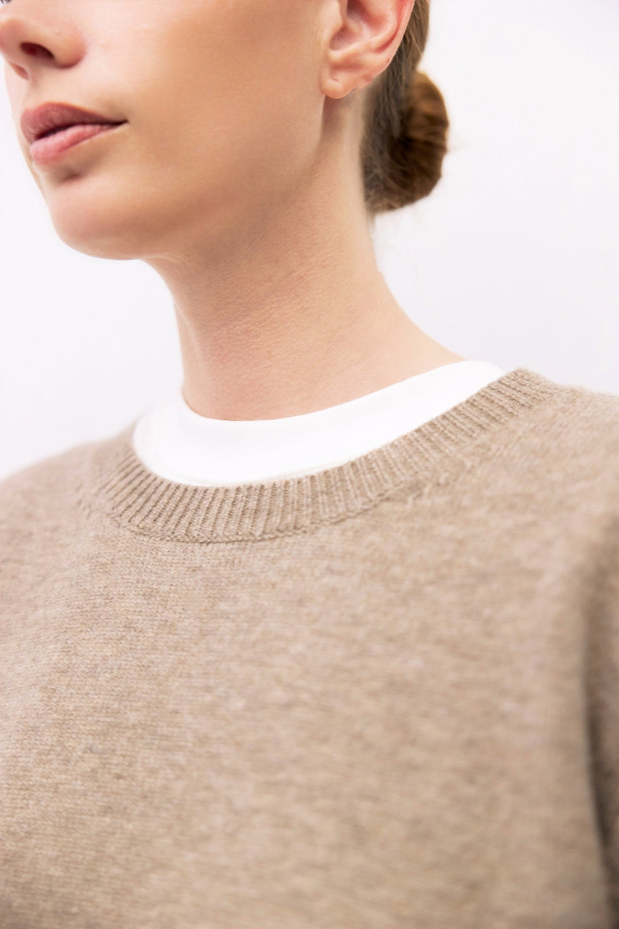 Classic Sweater in Taupe