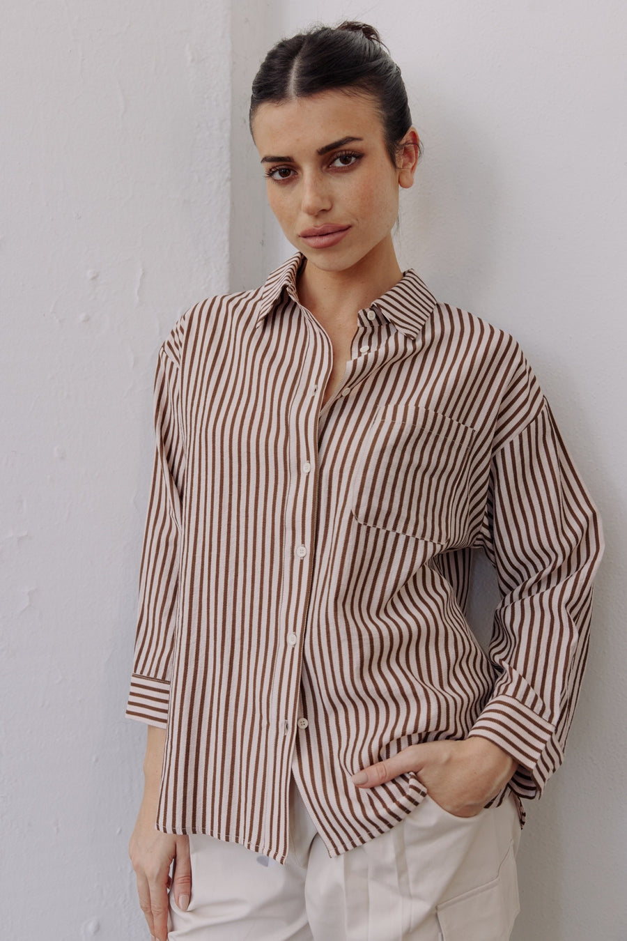 Striped Button Up