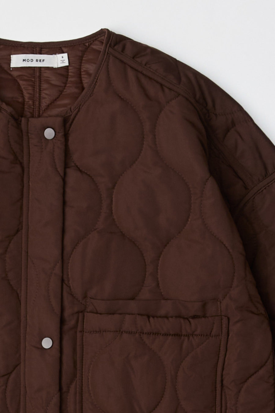 Quilted Jacket in Chestnut